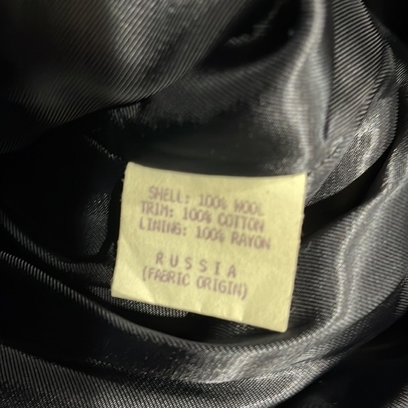 NWOT Braetan Girls Navy Wool Velvet Trim Winter Dress Coat and Hat SZ 4 - Picture 7 of 9
